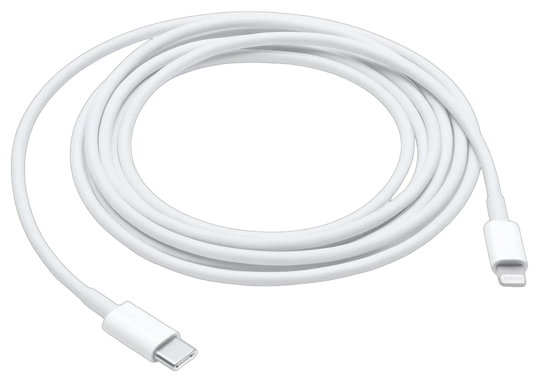 Кабель Apple USB-C-Lightning, 1М, Белый