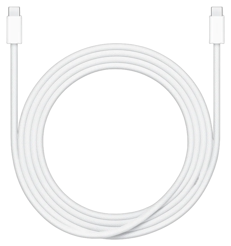 Кабель Apple USB-C-USB-C, 1М, Белый