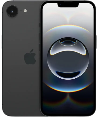 iPhone 16e, Black, 128ГБ, eSIM