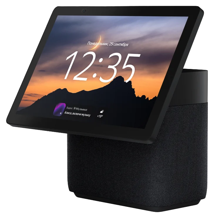 Яндекс.Станция Дуо Макс (Zigbee), Черный