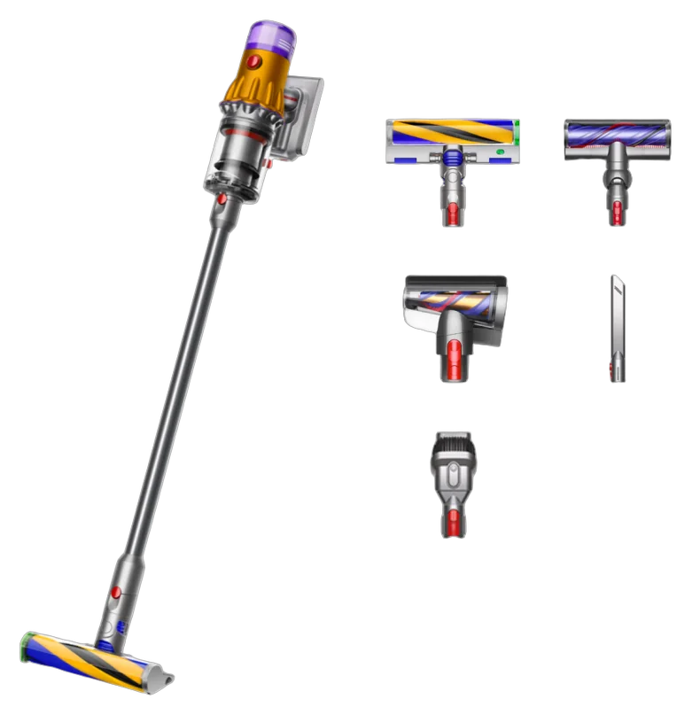 Беспроводной пылесос Dyson V12 Detect Slim Absolute, Yellow/Nickel