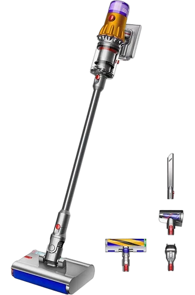 Беспроводной пылесос Dyson V12s Detect Slim Submarine, Yellow/Nickel