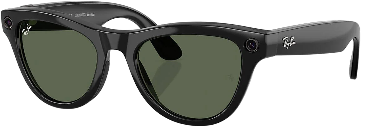 Ray Ban Meta Skyler RW4010, M, Black/Green