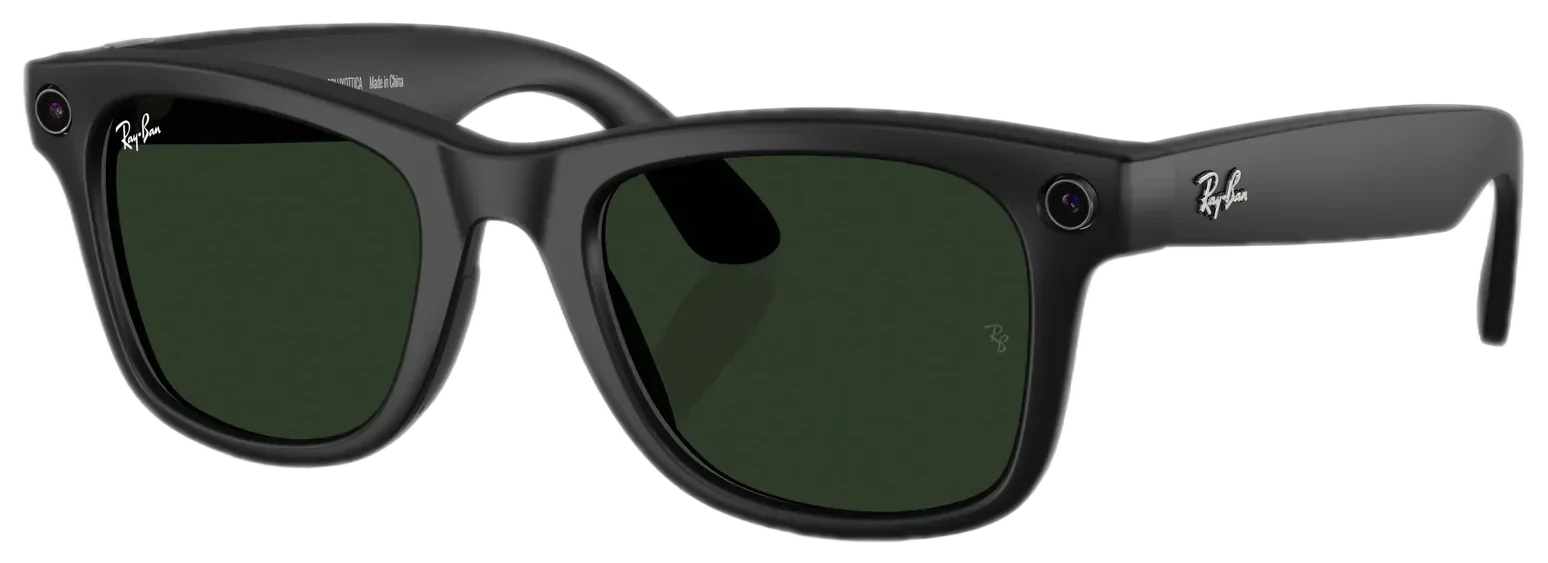Ray Ban Meta Wayfarer RW4008, M, Graphite Green